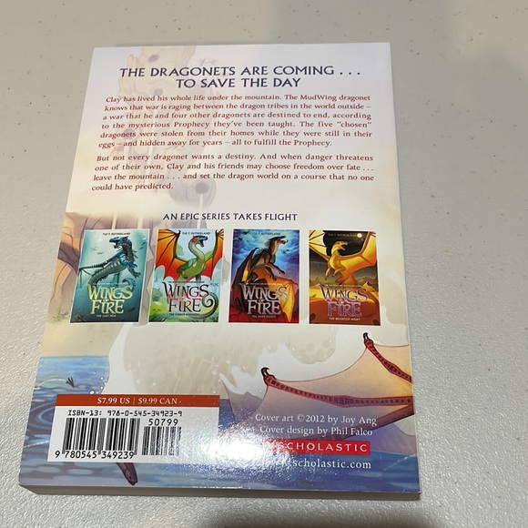 Wings of Fire: The Dragonet Prophecy by Tui T. Sutherland - Picture 2 of 3